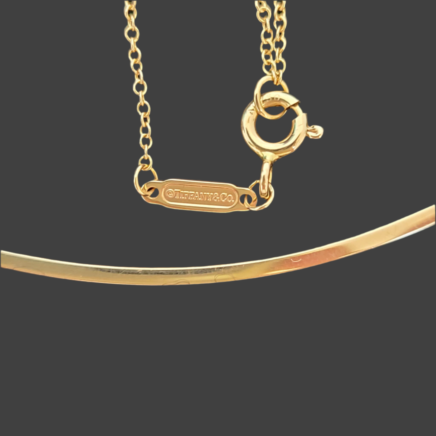 Tiffany Large T Smile Necklace