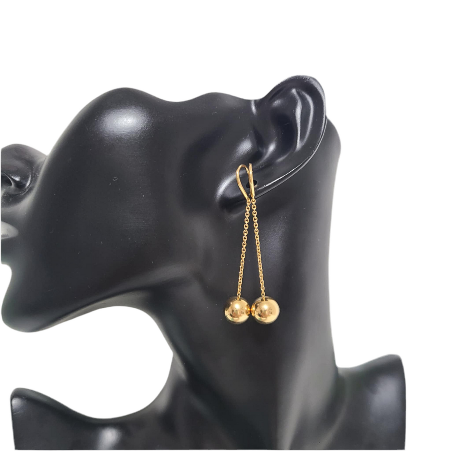 Tiffany Hard Ware Drop Earring 18K Y/G