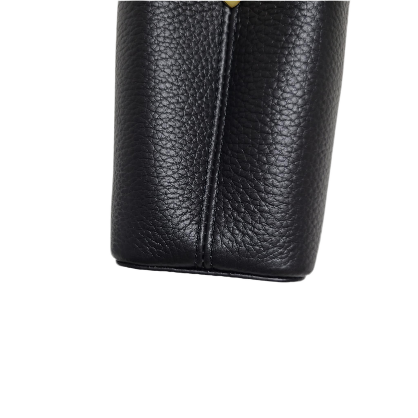 Louis Vuitton Mini Capucines in black Taurillon Leather