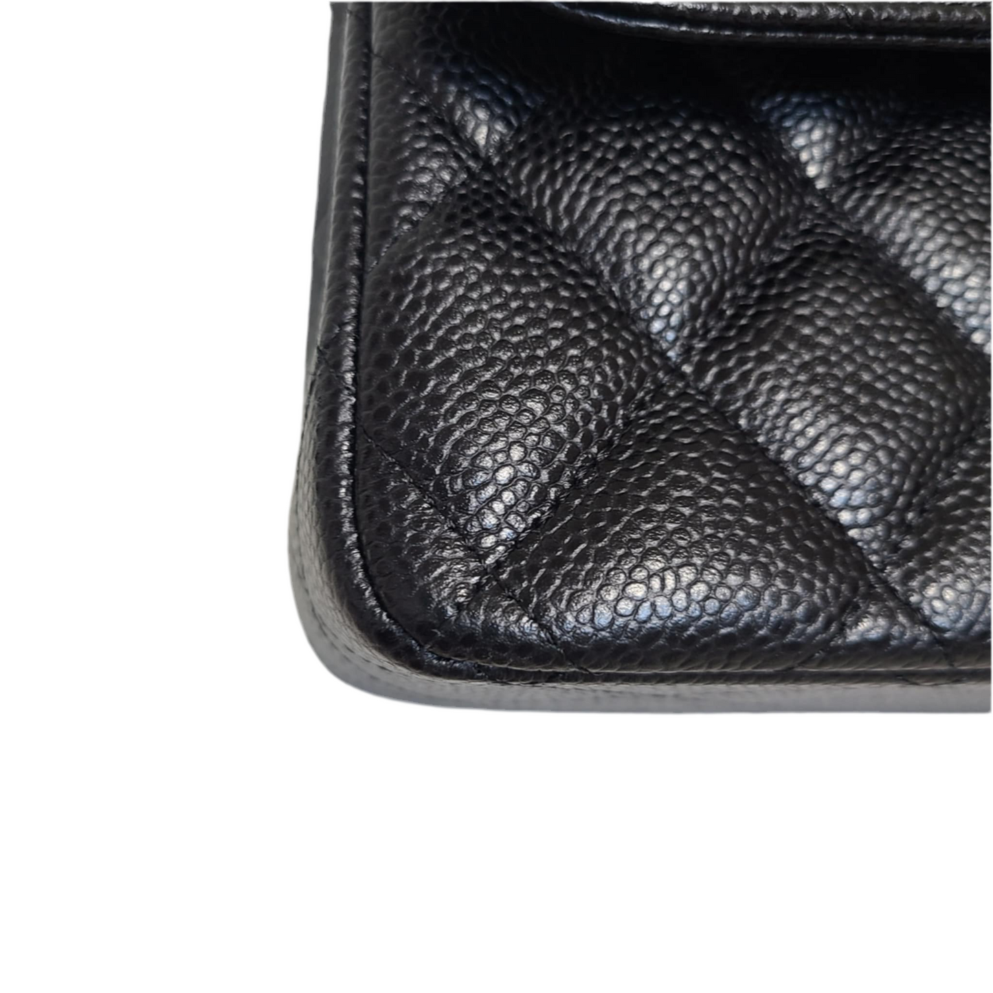 Chanel Classic Double Flap – Large Caviar Leather | Silver Hardware