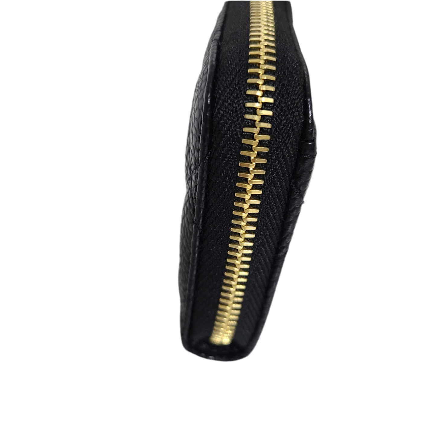 Chanel Caviar Card Case Round Zipper