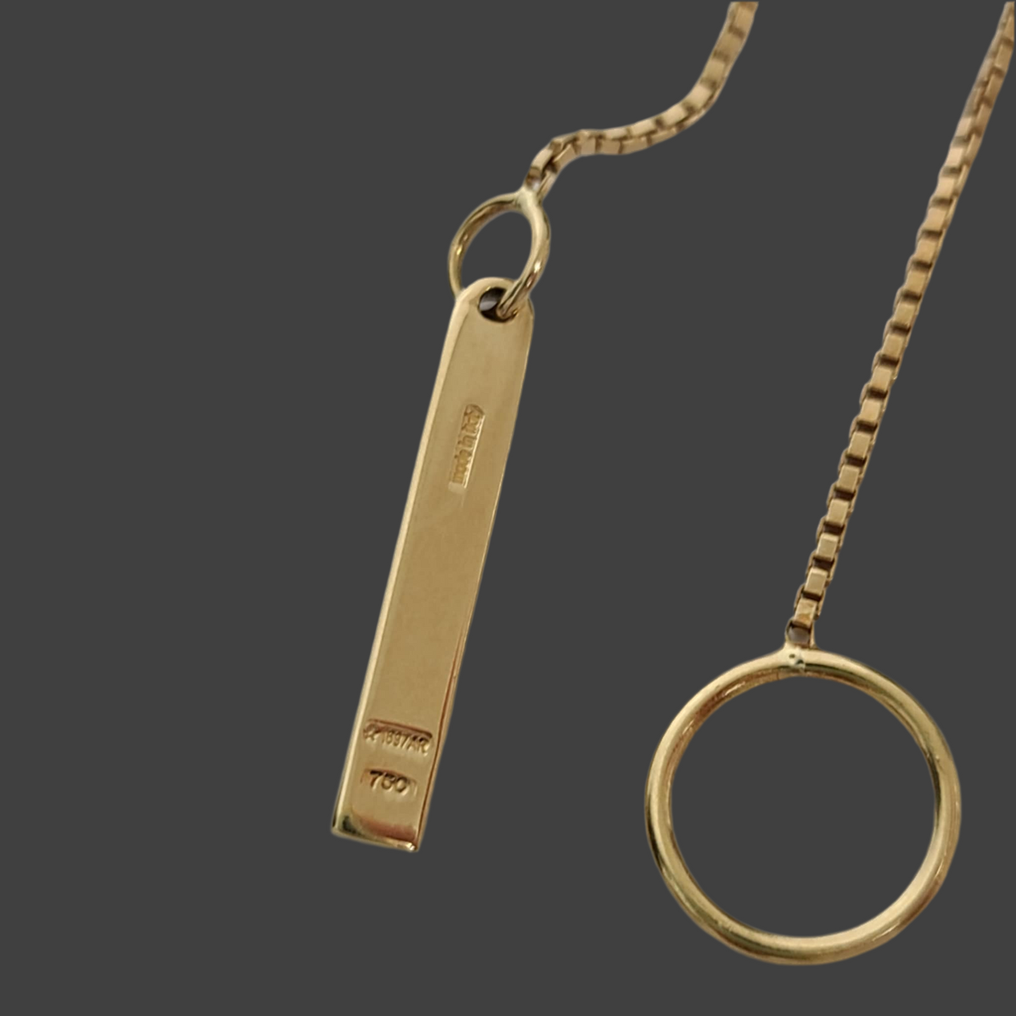 Gucci Link to Love lariat necklace 18K Y/G