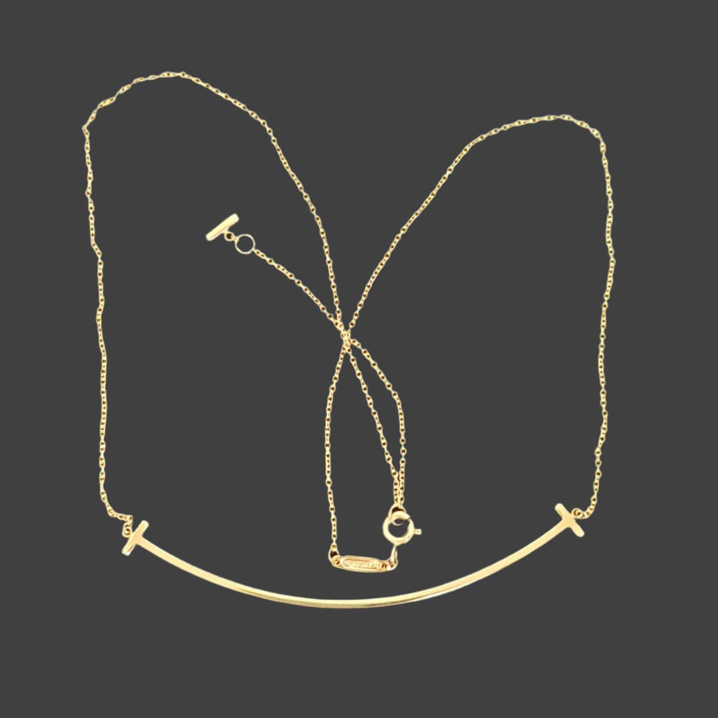 Tiffany Large T Smile Necklace