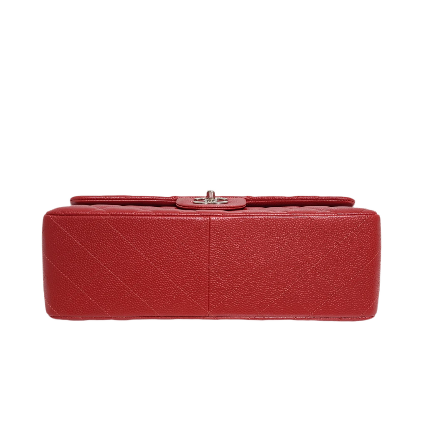 Chanel Classic Double Flap Bag L Red Caviar