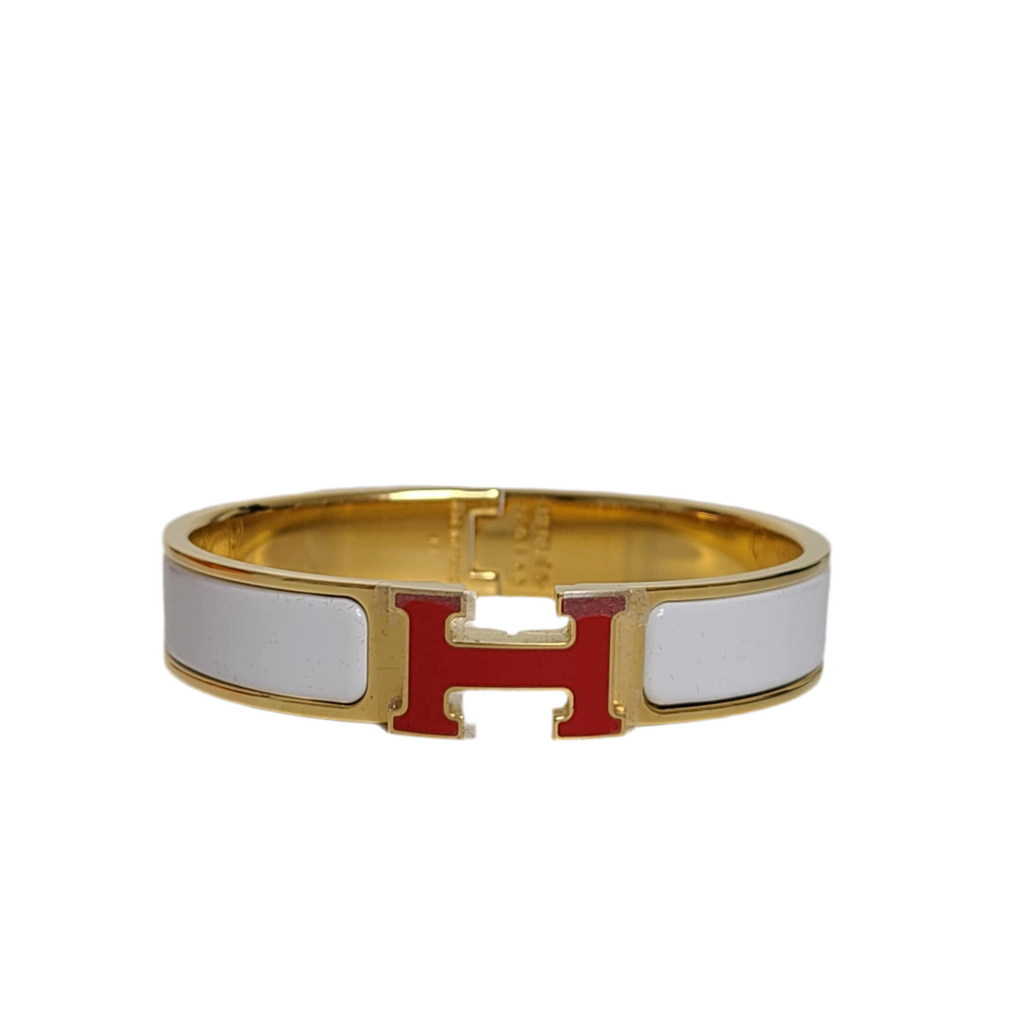 Hermès Clic Clac Two-Tone Bangle