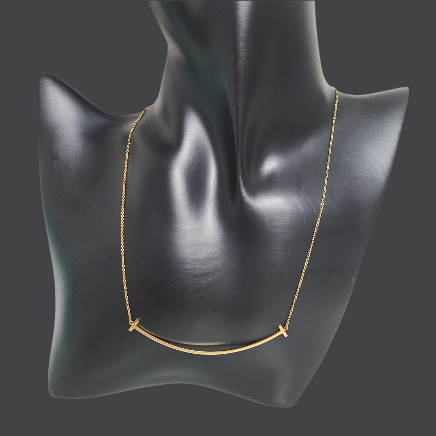 Tiffany Large T Smile Necklace