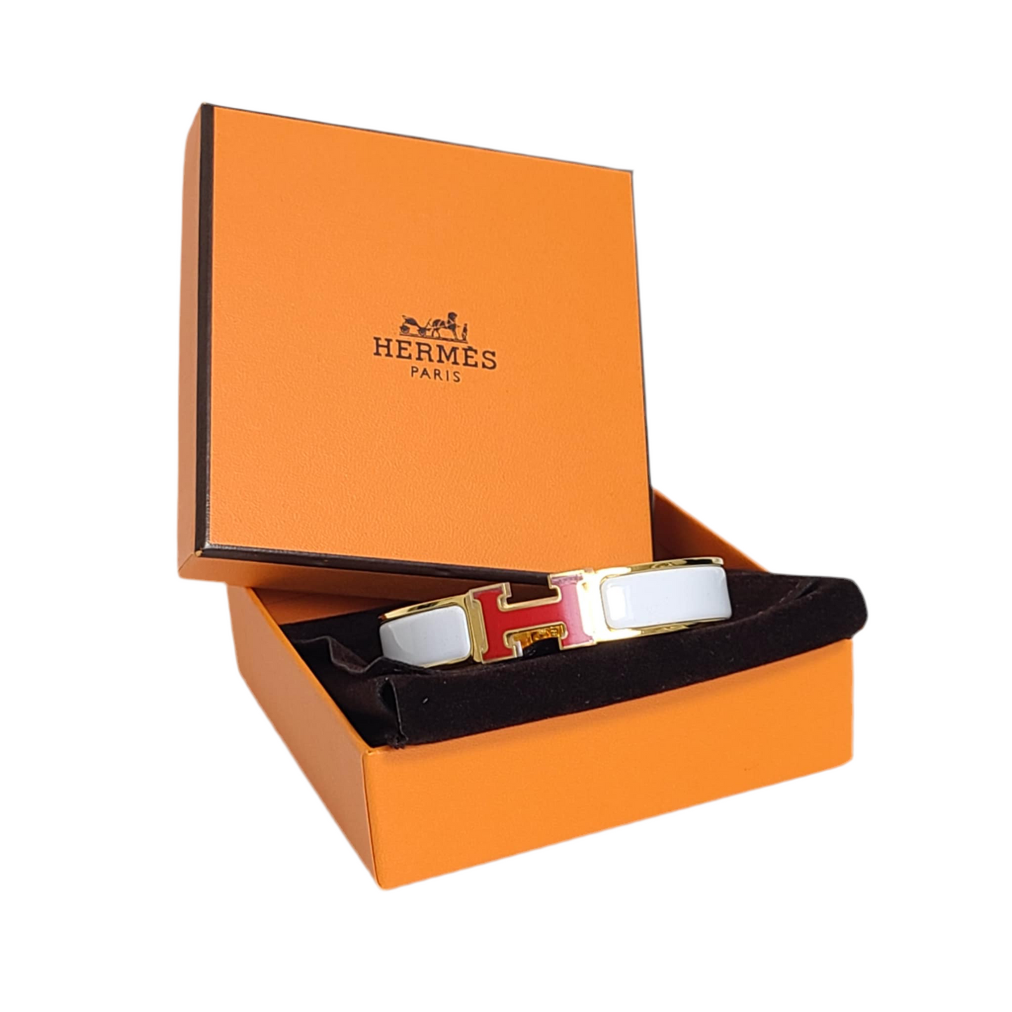 Hermès Clic Clac Two-Tone Bangle