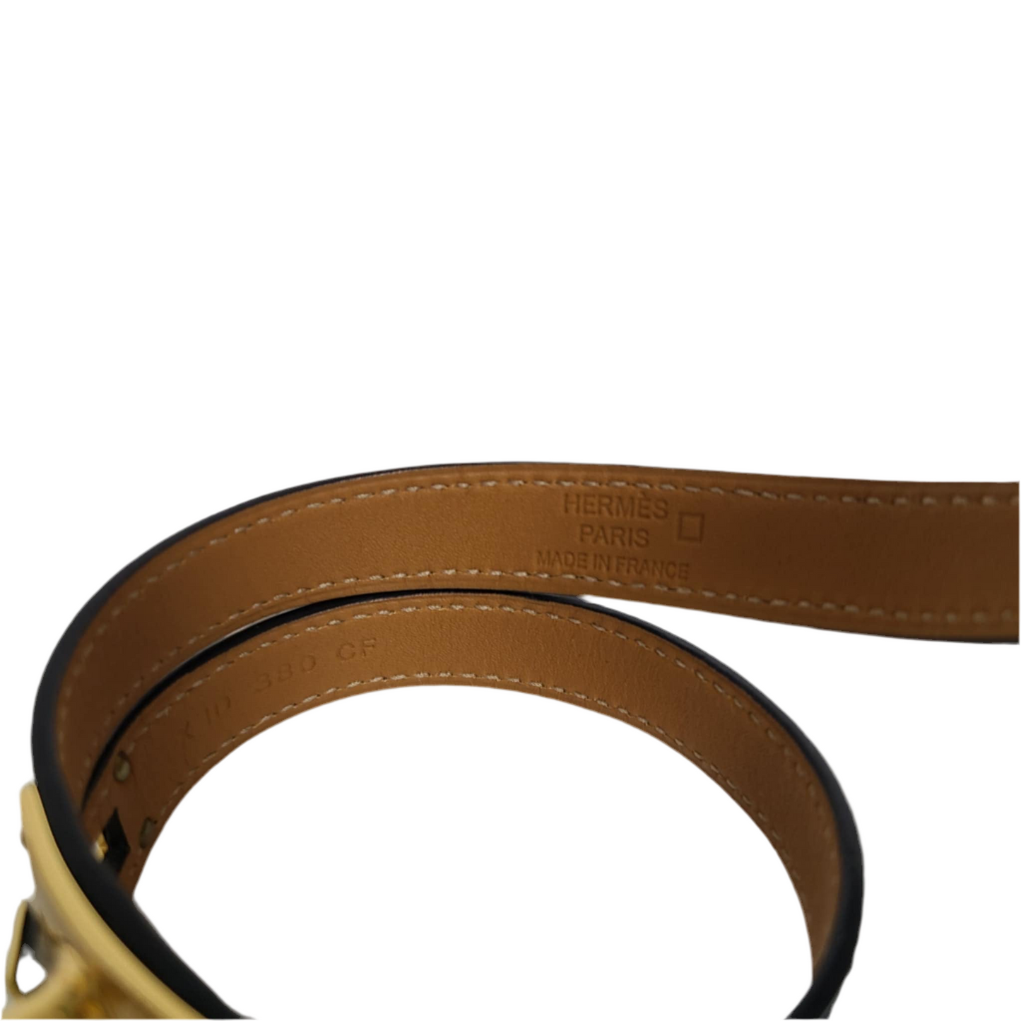 Hermès Kelly Double Tour Crocodile Leather Bracelet