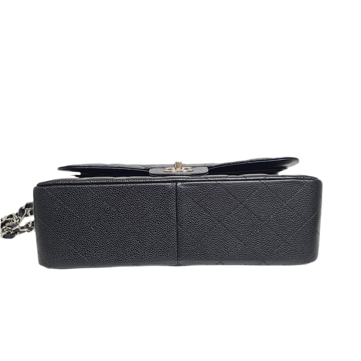 Chanel Classic Double Flap – Large Caviar Leather | Silver Hardware