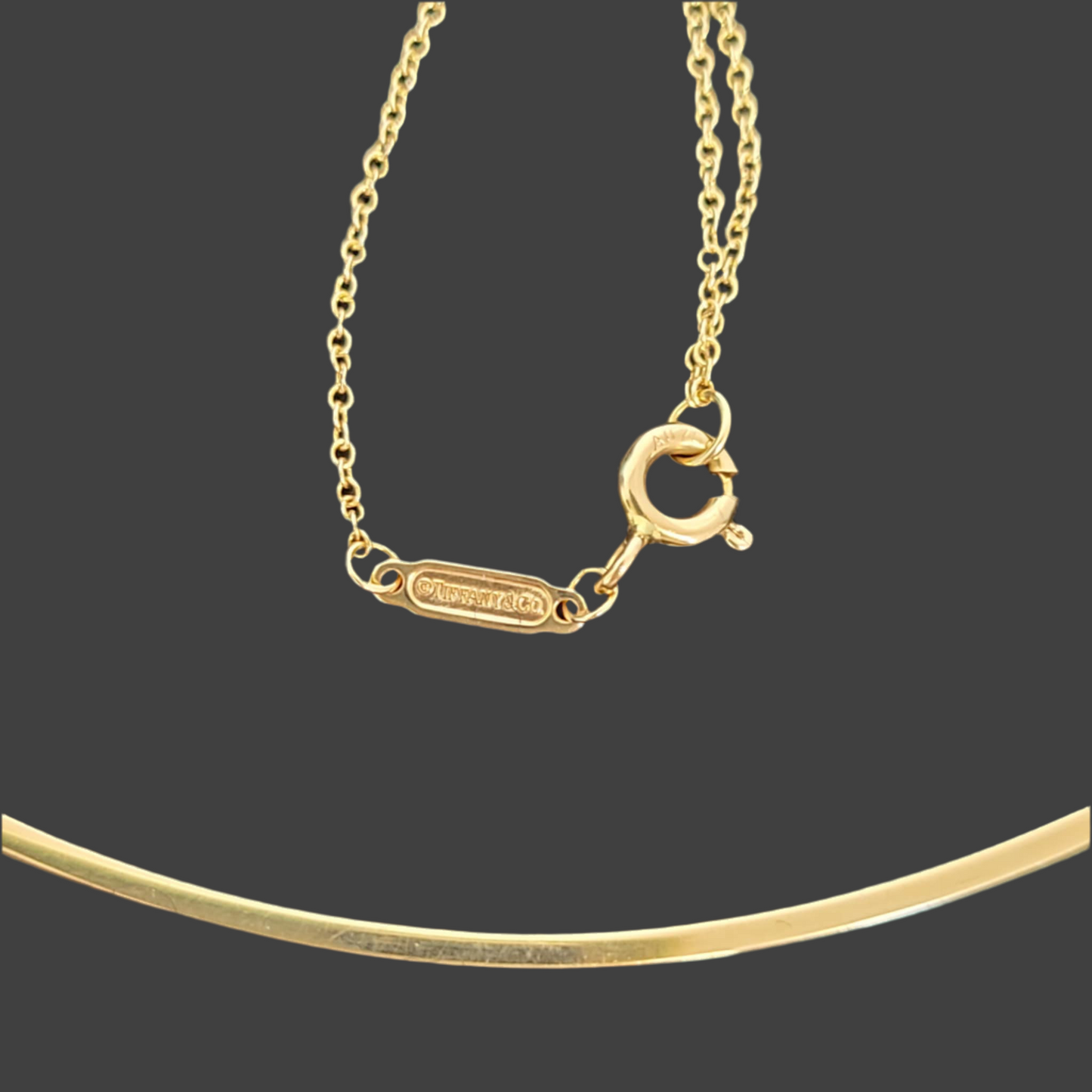 Tiffany Large T Smile Necklace