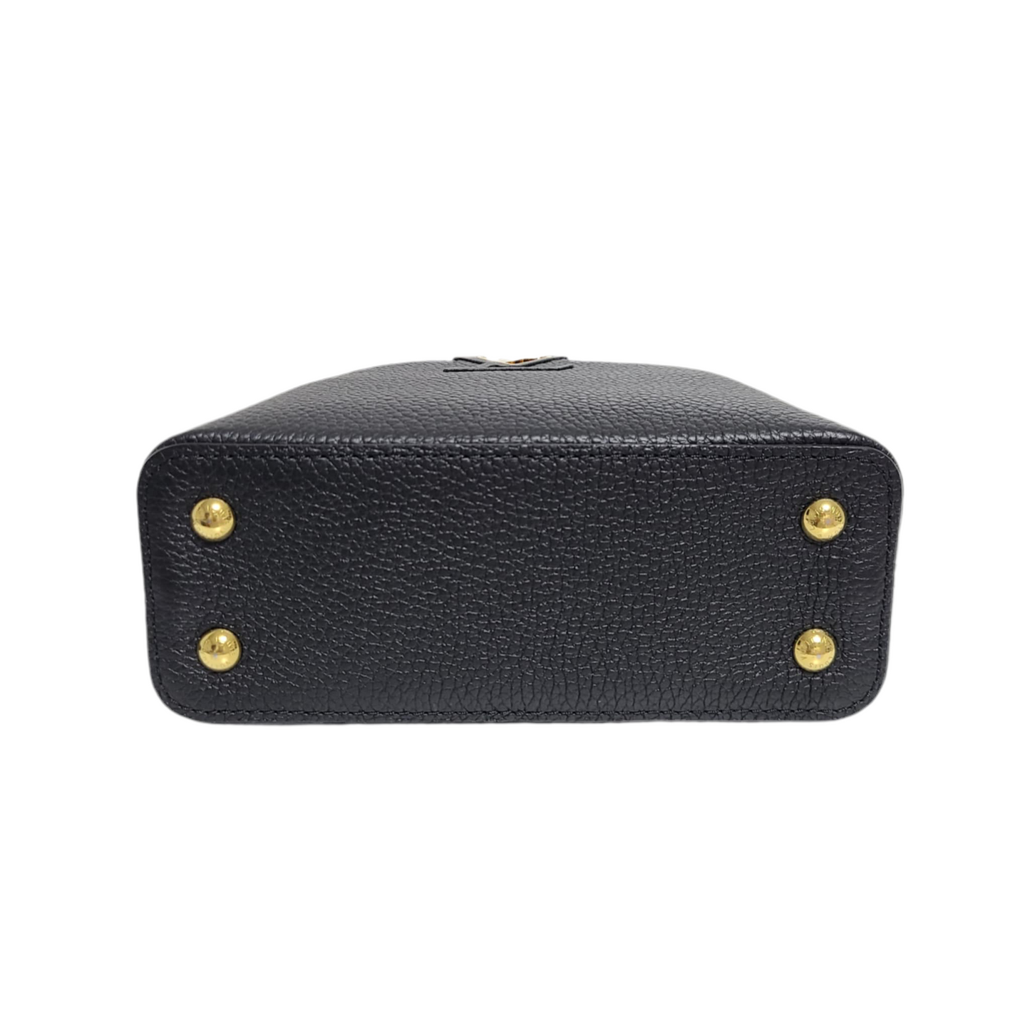 Louis Vuitton Mini Capucines in black Taurillon Leather