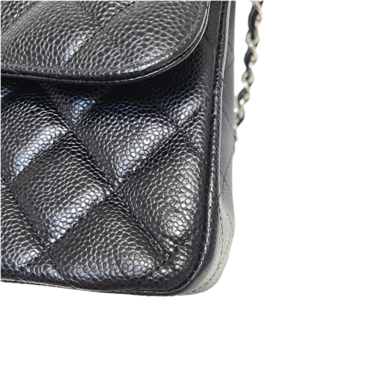 Chanel Classic Double Flap – Large Caviar Leather | Silver Hardware