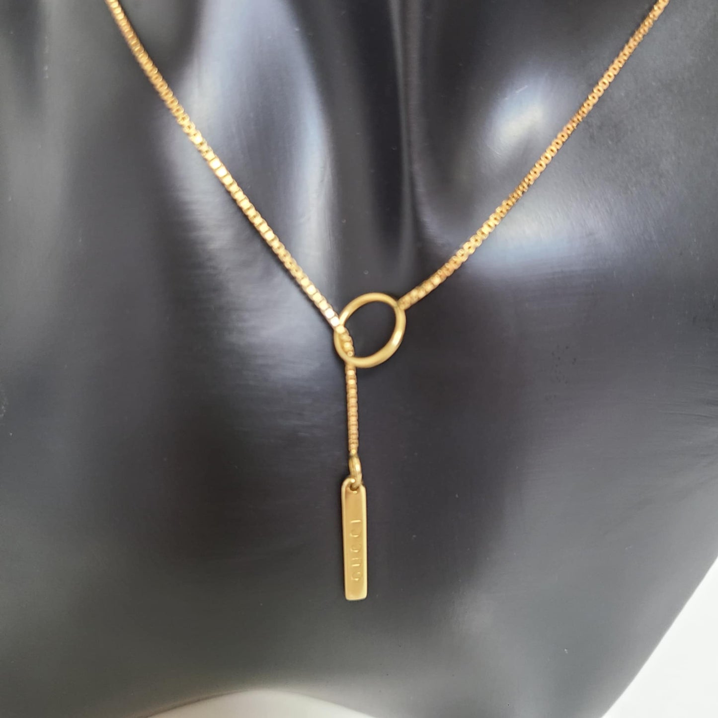 Gucci Link to Love lariat necklace 18K Y/G