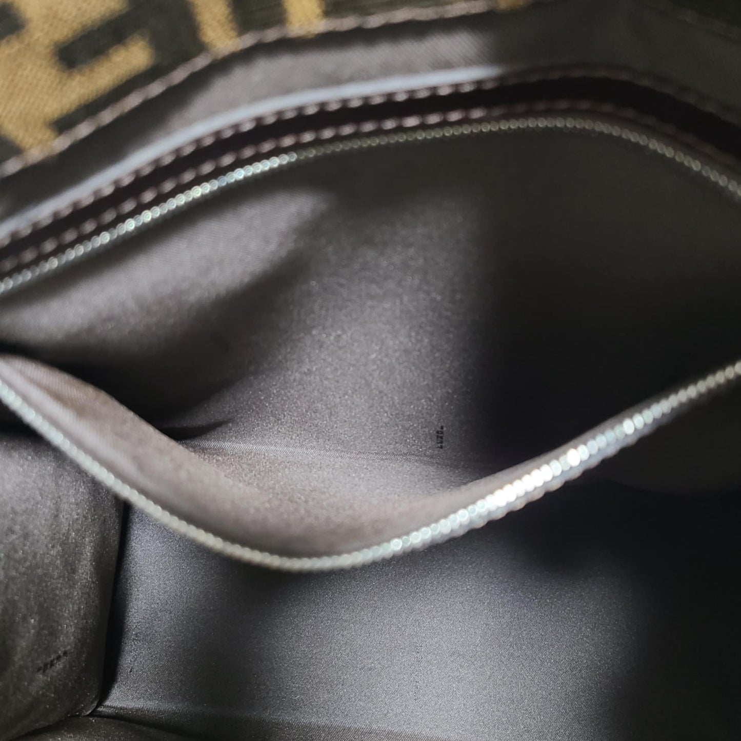 FENDI Zucca Canvas Mamma bucket Shoulder Bag