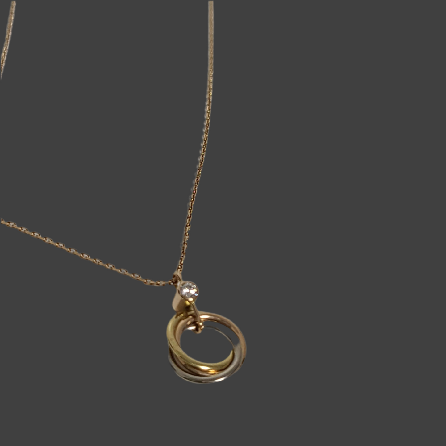 Cartier Trinity Pendant 1 Diamond
