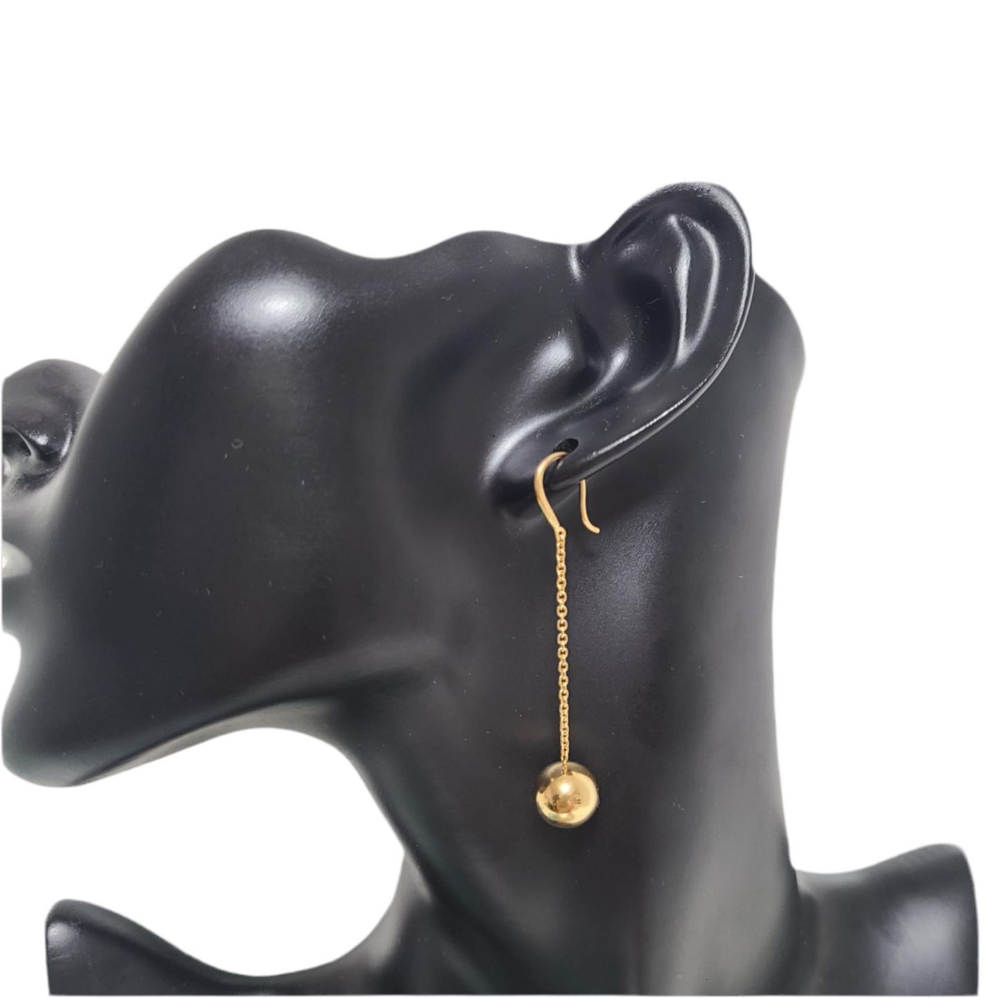 Tiffany Hard Ware Drop Earring 18K Y/G