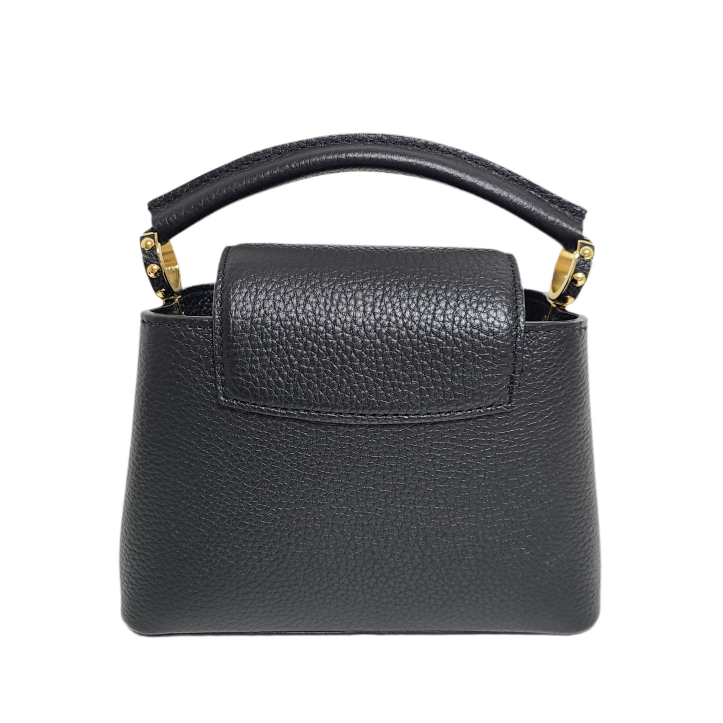 Louis Vuitton Mini Capucines in black Taurillon Leather
