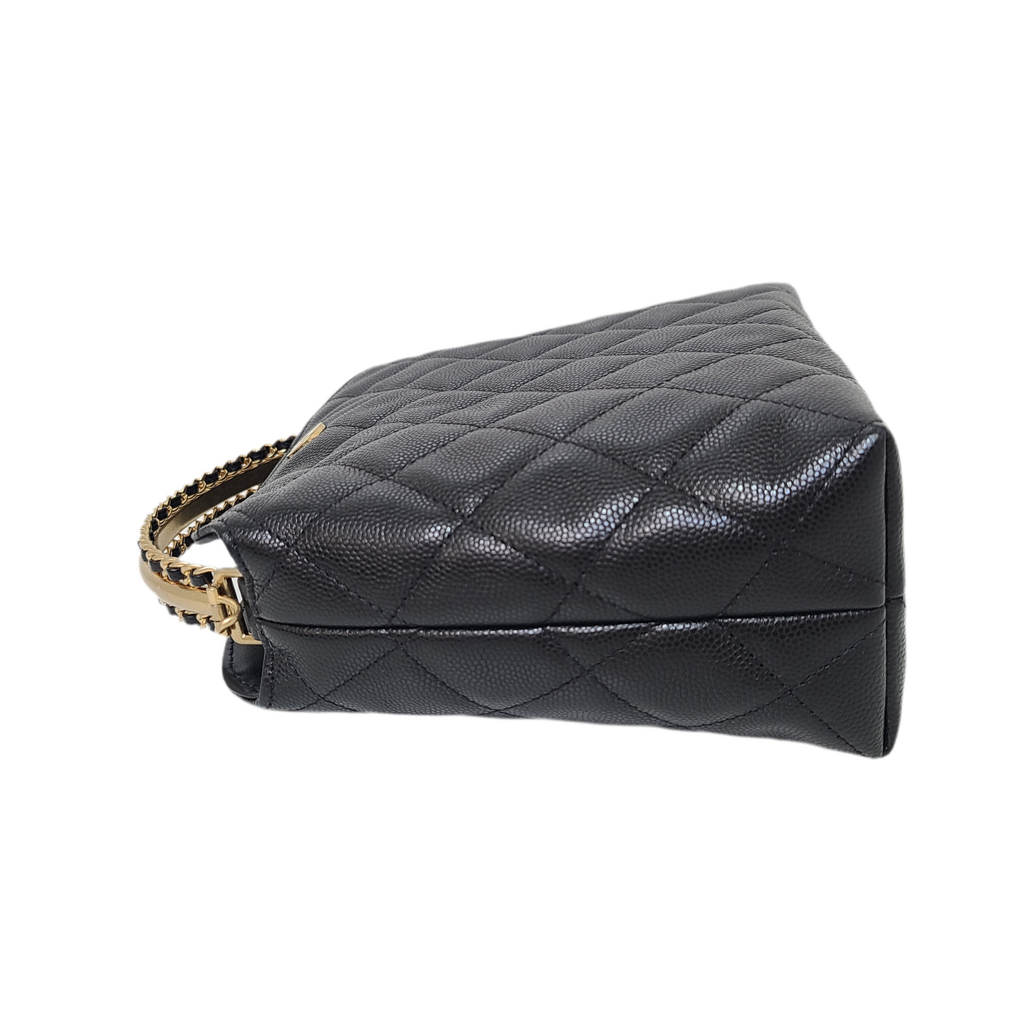 Chanel CLUTCH WITH CHAIN Grained Shiny Caviar & Gold-Tone Metal Black 2024-2025 fall-winter pre collection