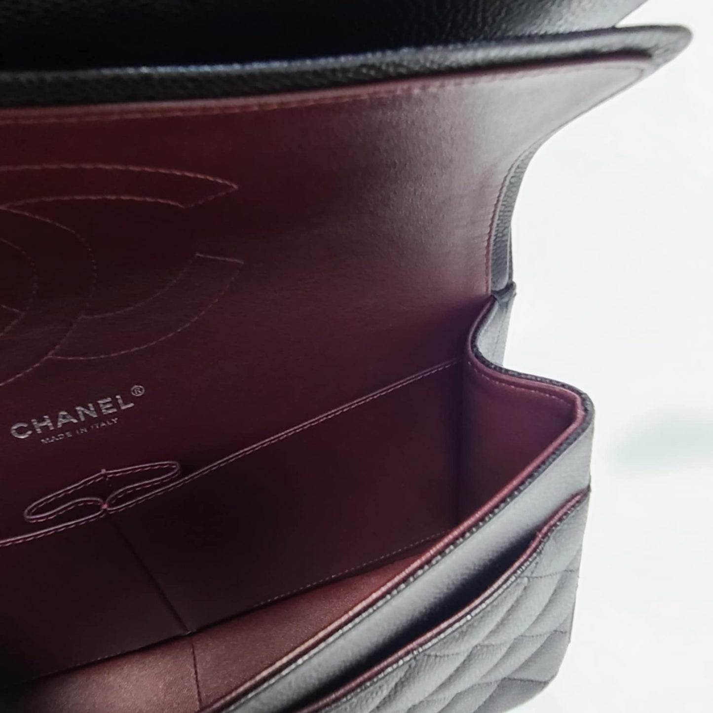 Chanel Classic Double Flap – Large Caviar Leather | Silver Hardware
