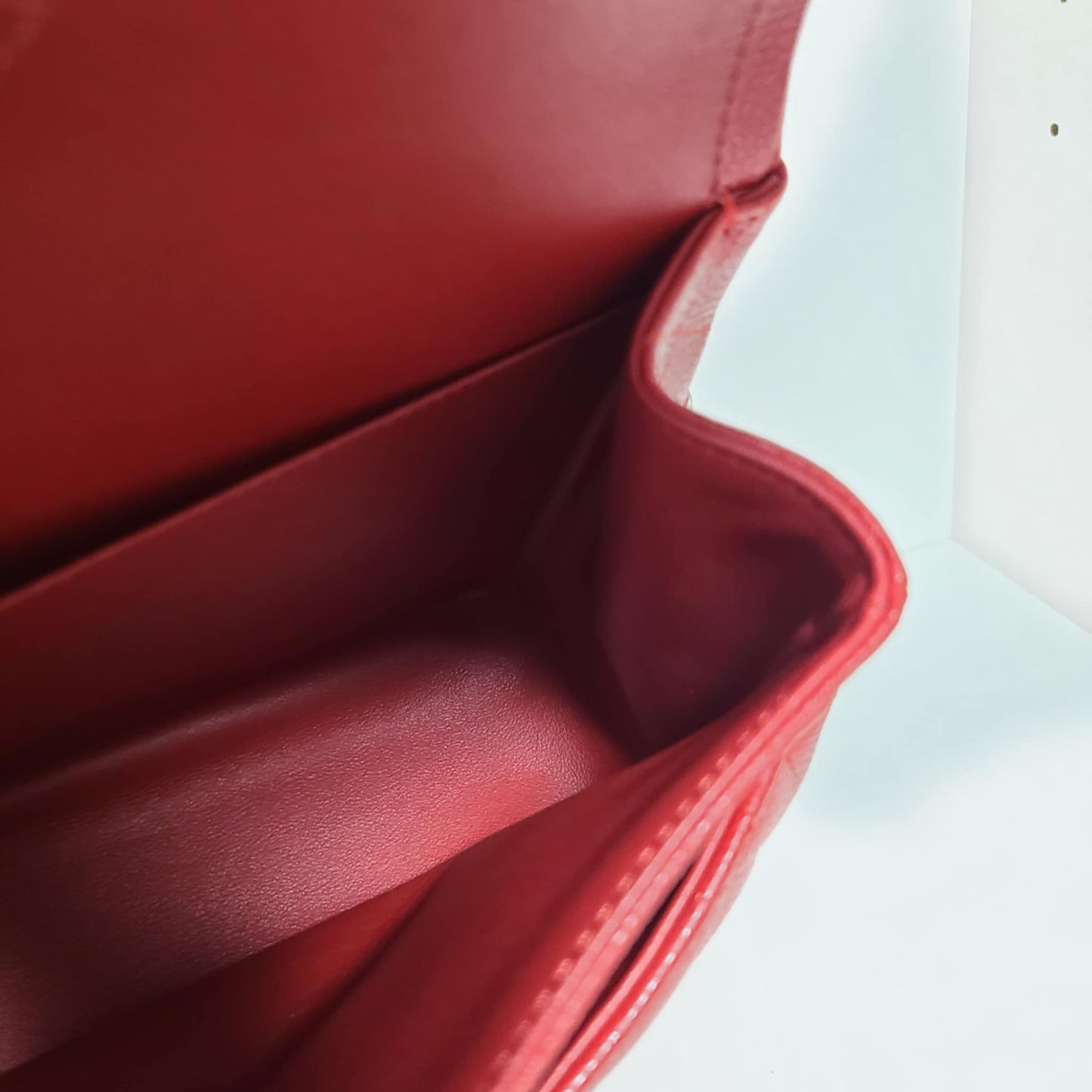 Chanel Classic Double Flap Bag L Red Caviar