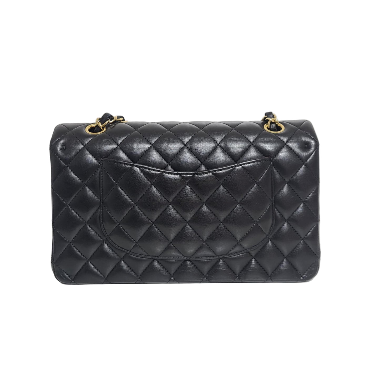 Chanel LambSkin Classic Double Flap Size (M) Gold-hardware