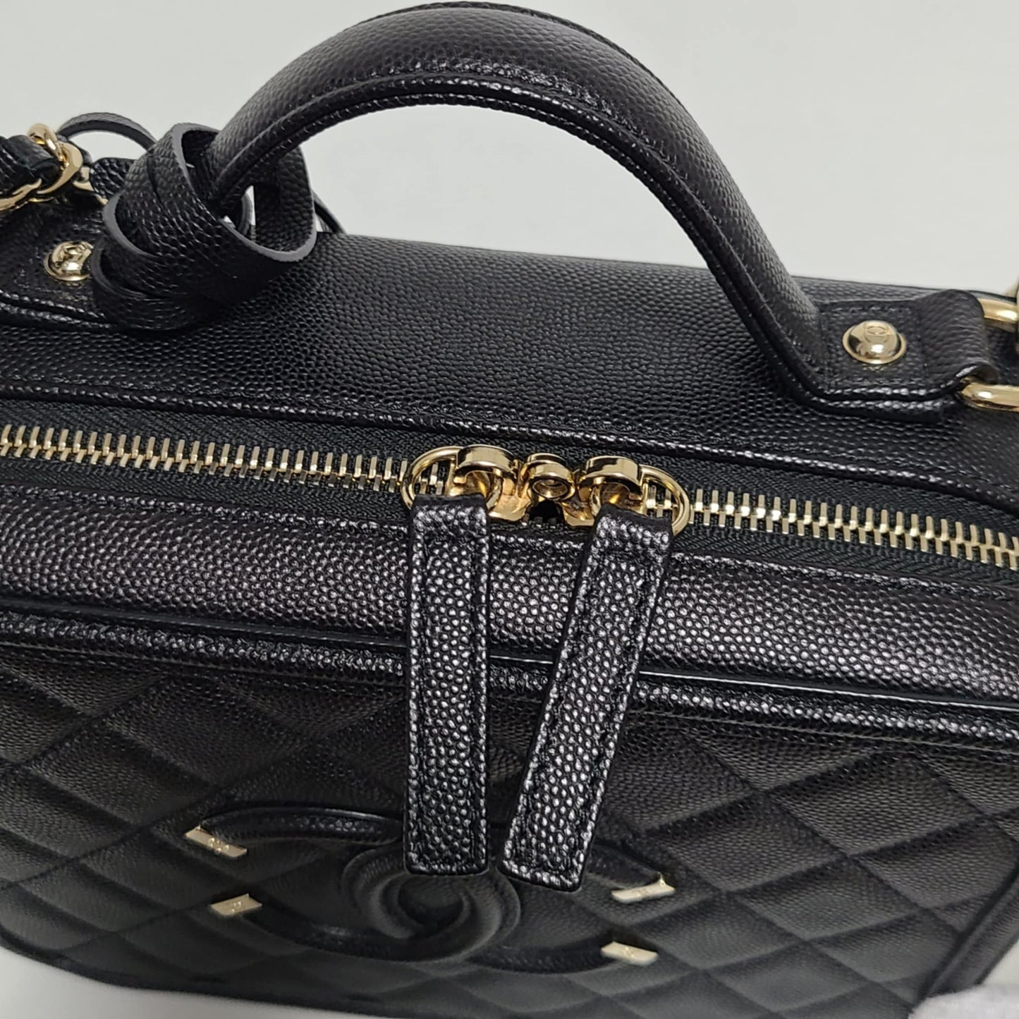 Chanel Filigree Vanity Case