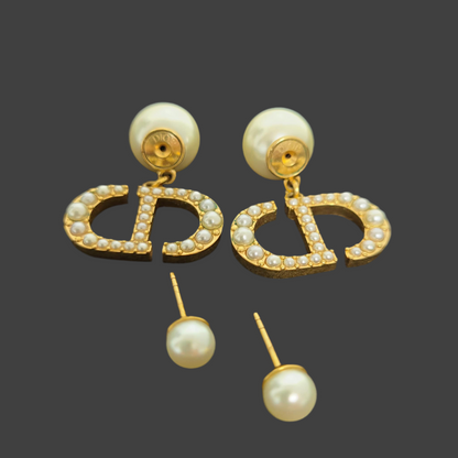 Dior Tribales Earring Pearl Design