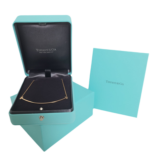 Tiffany Large T Smile Necklace