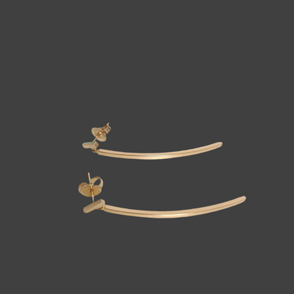 Tiffany T Bar 18k YGold Earring