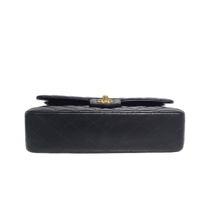 Chanel LambSkin Classic Double Flap Size (M) Gold-hardware
