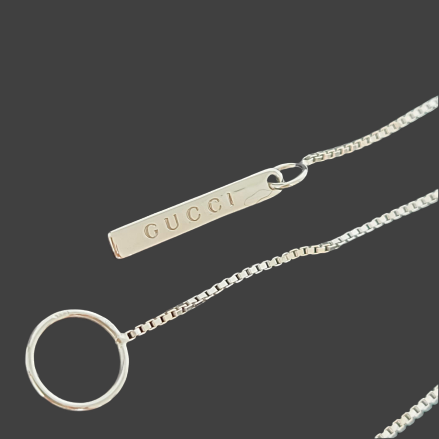 Gucci Link to Love Lariat Necklace 18K WG