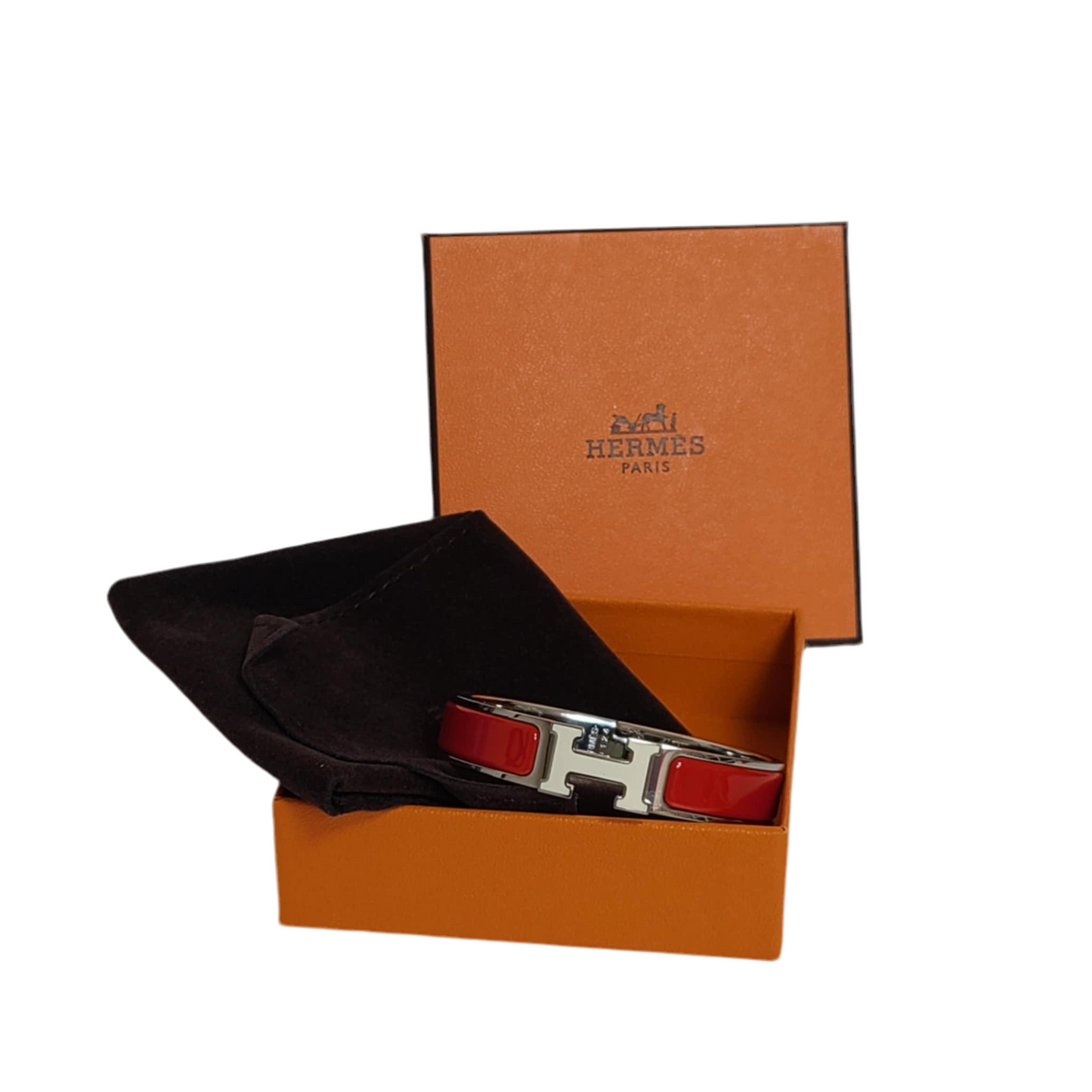Hermès Clic Clac Two-Tone Bangle
