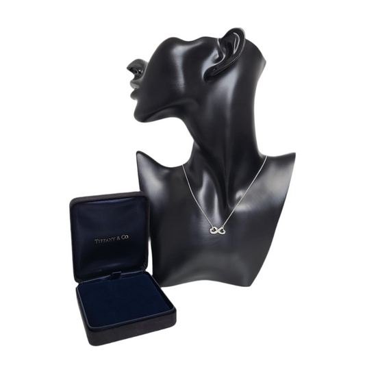 Tiffany Paloma Picasso Double Loving Heart Daimong 18K W/G