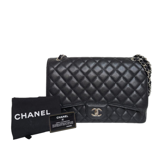 CHANEL Classic Single Flap 30 cm – Caviar Leather