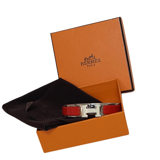 Hermès Clic Clac Two-Tone Bangle