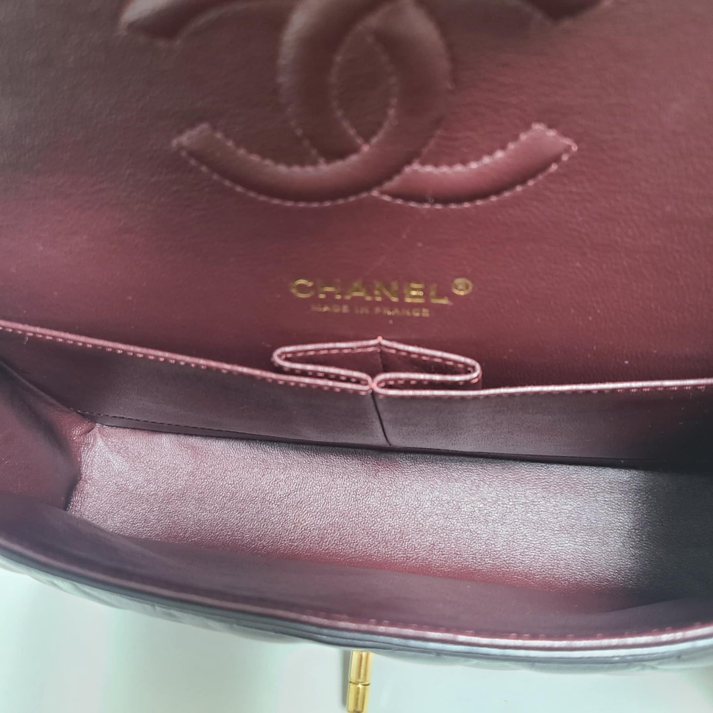 Chanel LambSkin Classic Double Flap Size (M) Gold-hardware