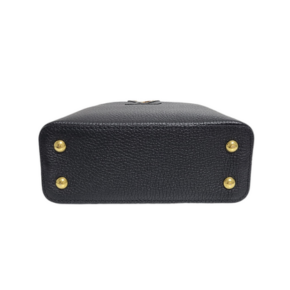 Louis Vuitton Mini Capucines in black Taurillon Leather