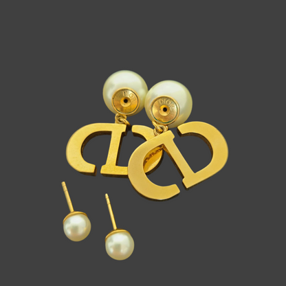 Dior Tribales Earring Pearl Design