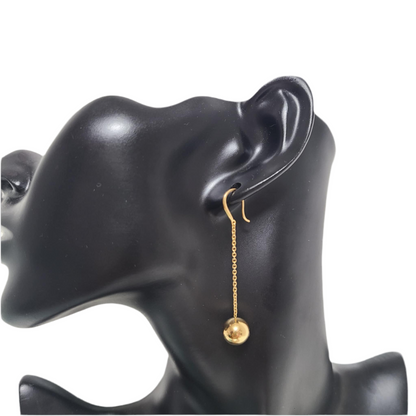 Tiffany Hard Ware Drop Earring 18K  Y/G
