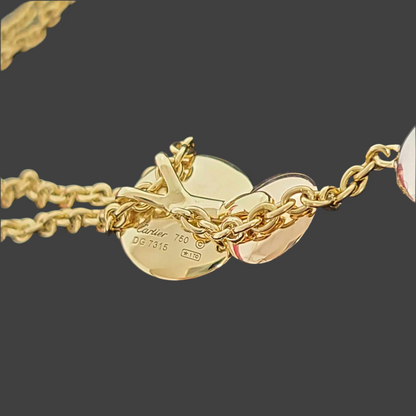 Cartier Sweet Trinity Drop Necklace 18K