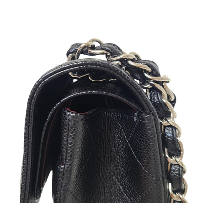 Chanel Classic Double Flap – Large Caviar Leather | Silver Hardware