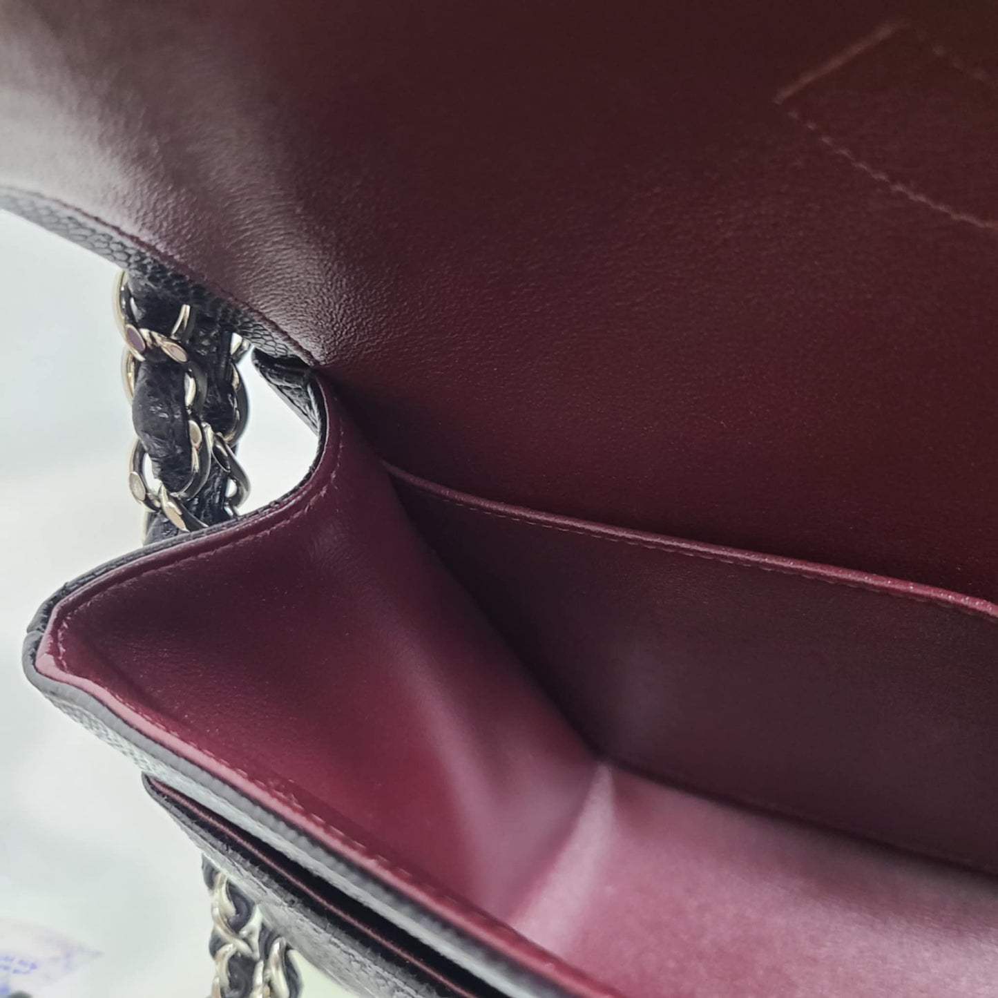 Chanel Classic Double Flap Bag –  Caviar Leather Silver Hardware (Large)