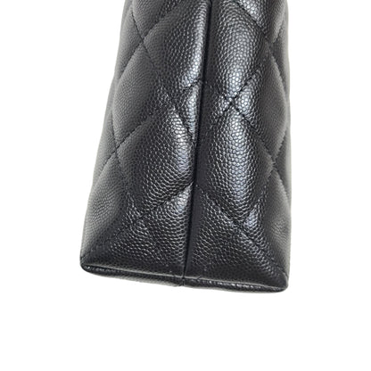 Chanel CLUTCH WITH CHAIN Grained Shiny Caviar & Gold-Tone Metal Black 2024-2025 fall-winter pre collection