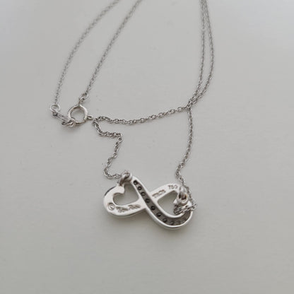 Tiffany Paloma Picasso Double Loving Heart Daimong 18K W/G